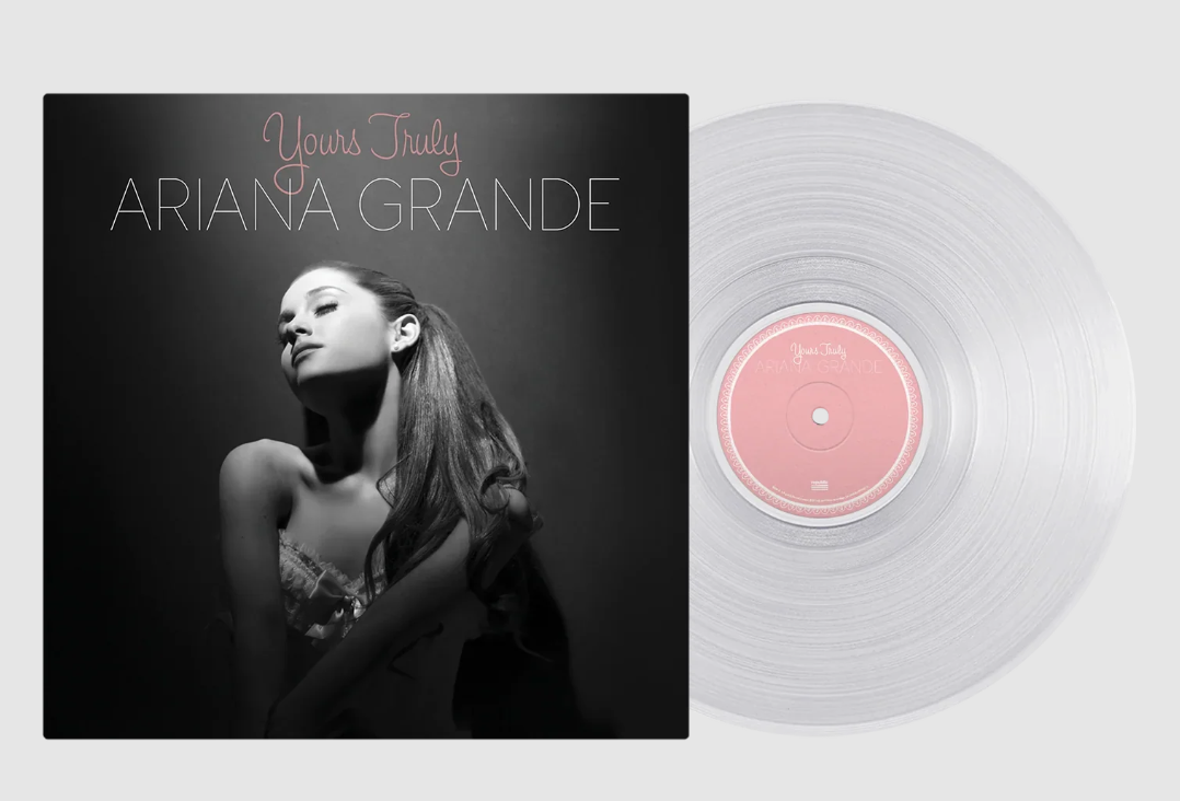 Ariana Grande – Yours Truly | 1xLP Clear & White Swirl Vinyl - Image 2