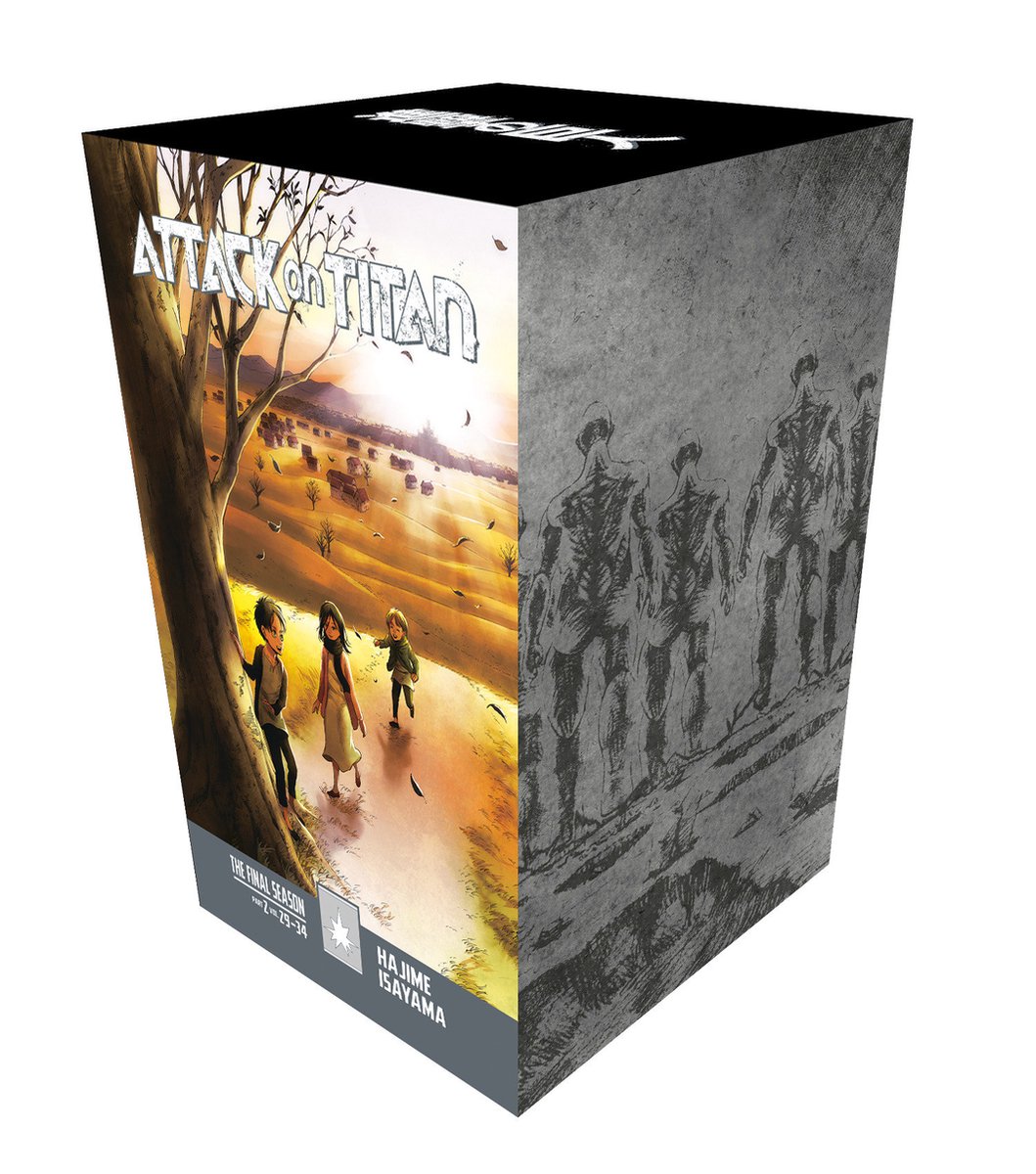 Attack on Titan The Final Season Part 2 Manga Box Set | Volumes 29–34 | With Short Story Book
