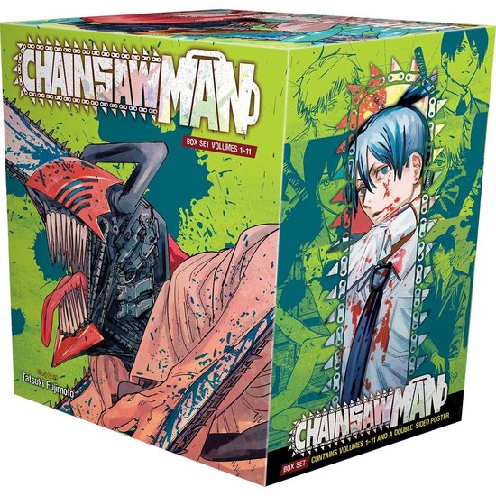 Chainsaw Man Box Set 1-11 manga cover