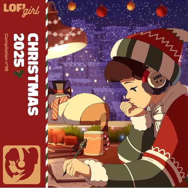 Various Artists - Lofi Girl Presents: Christmas 2025 | 2xLP Gold Opaque Marbled Vinyl