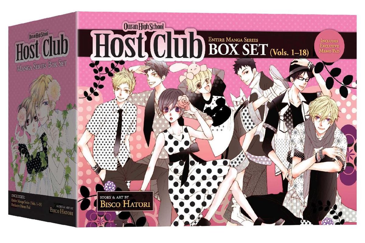 Ouran High School Host Club – Complete Box Set | Volumes 1–18 | With Notepad