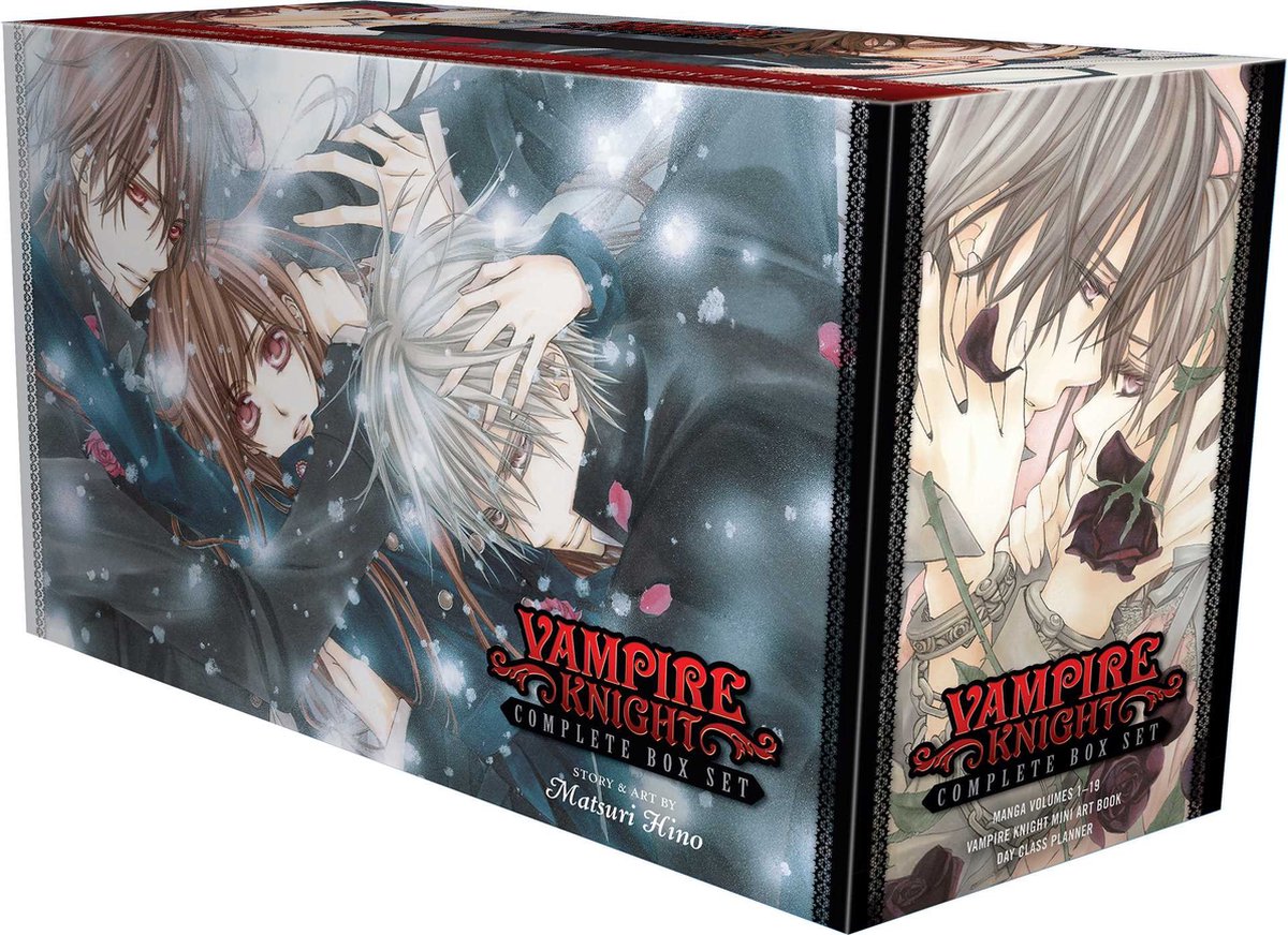 Vampire Knight – Complete Box Set | Volumes 1–19 | With Art Book and Planner